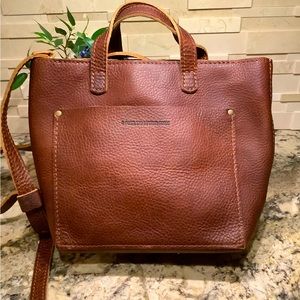 BNNU Portland leather mini crossbody with ZIPPER